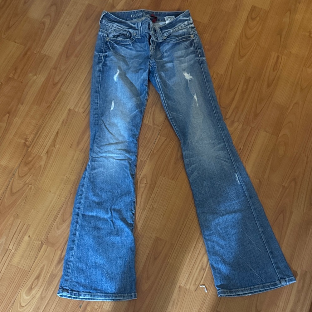 Guess Women's Blue Flare Jeans
